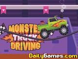 Monster truck driving